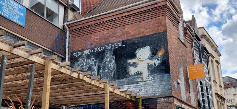 Map of street art in Bristol (United Kingdom)