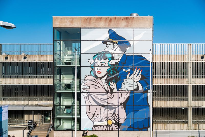 Map of street art in Gothenburg (Sweden)