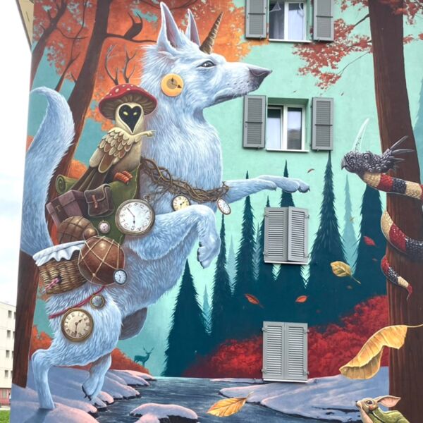 Carte et plan du street art à Le Locle (Switzerland)