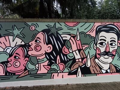 Fresque Agustina Bessa Luis - THECAVER