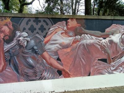Fresque Agustina Bessa Luis - Daniel Africano
