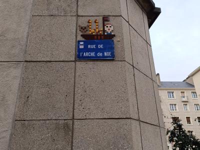 L'Arche de Noé en mosaïque, Orléans — Street art de Mifamosa à Orléans