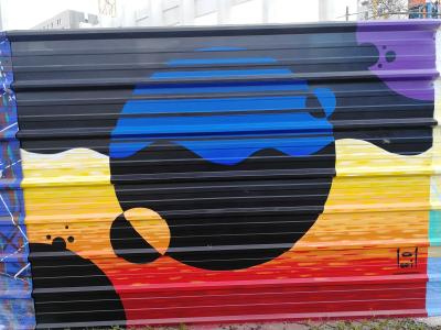 Planètes Abstraites — Street art à Nantes