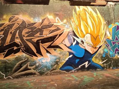 Vegeta — Street art in London