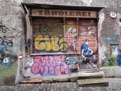 Wild style graffiti Salzburg — Street art in Salzburg