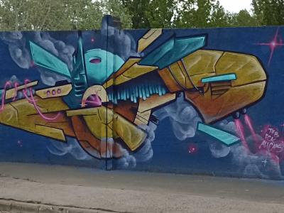 Composition spaciale — Street art à Budapest