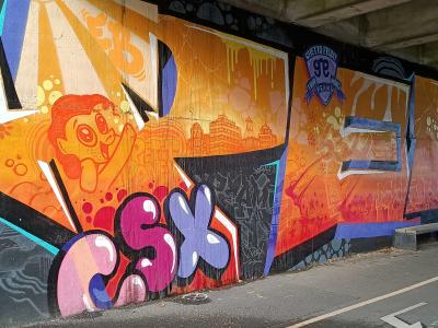 Underpass Murals, Hip-Hop Style — Street art in Nantes