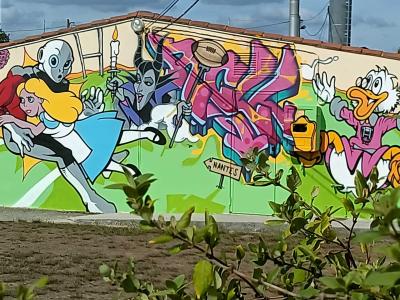 Creature Celebration — Street art in La Haie-Fouassière