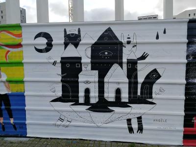 Fantastical Village by Angele — Street art in Nantes