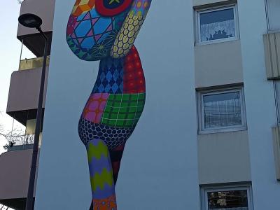 Figure abstraite — Street art à Paris