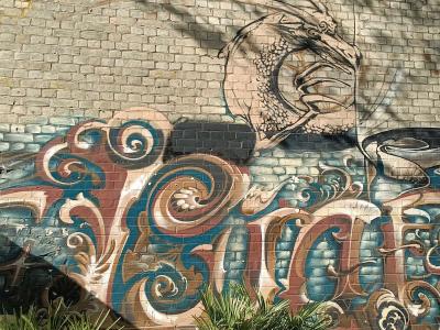 Baroque Lettering — Street art in London