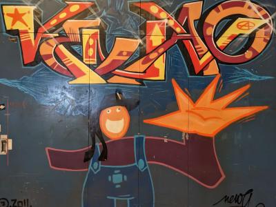 KUDAO Graffiti at Parc de la Madeleine — Street art in Rennes