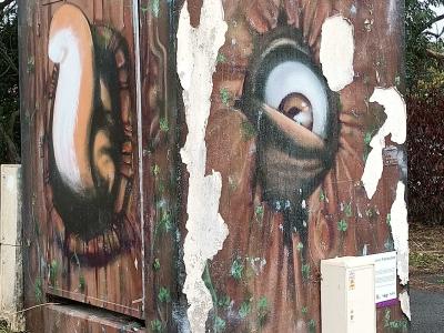 Visages rouillés — Street art à Orvault