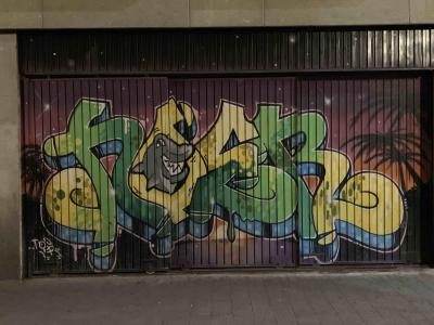 Wild Style et Requin à Madrid — Street art à Madrid