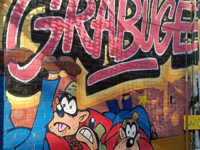 Grabuge et ses frères farceurs — Street art à Rennes