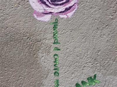 Paradise Love Rose — Street art in Clermont-Ferrand