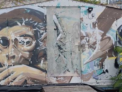 Hyperrealistic Monkey Portrait — Street art in Berlin