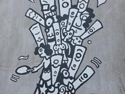 Totem breton — Street art de Frob à Crozon