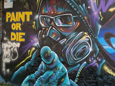 Paint or die cyberpunk — Street art in Nantes