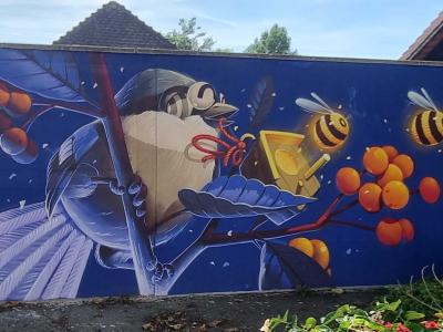 Femme et abondance par Stom500 — Street art de Stom500 à Strasbourg