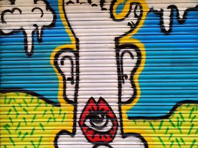 Life Has Meaning — Street art in Madrid