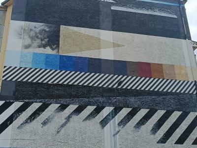 Signal Test Géométrique — Street art de Nawer à Prague