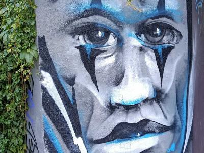 Fragmented Portrait — Street art in Marquette-lez-Lille