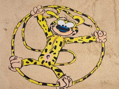Marsupilami — Street art in Clermont-Ferrand