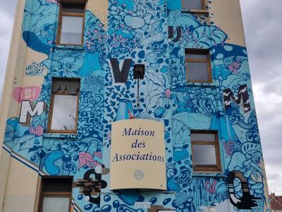 Ubi Sum Ibi Moveo — Street art by Nesta, Short79 in Grenoble