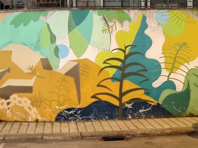Végétation tropicale par Godmess — Street art de Godmess à Porto