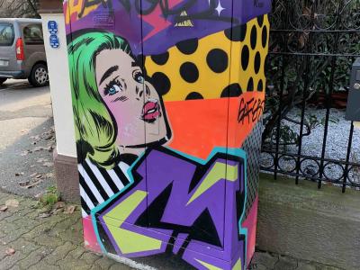 Strasbourg - lettering hommage à la ville — Street art à Strasbourg