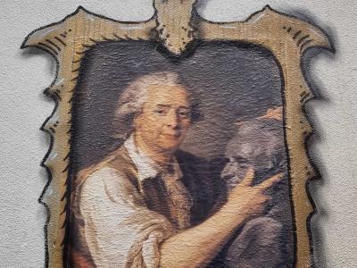 Démons et portraits aristocrates — Street art de Codex Urbanus à Clermont-Ferrand