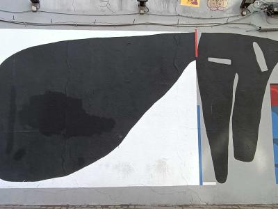 Organic Abstraction by 108 — Street art by 108 (Guido Bisagni) in Madrid
