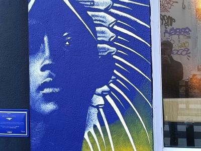 Beetle Diadem Portrait Close-Up, by Seb Bouchard — Street art by Seb Bouchard in Nantes