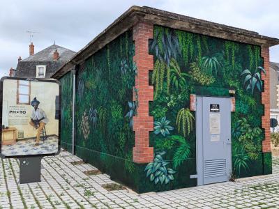 Plant Murmurations — Street art by Disk in Bourges