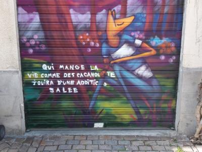 Le Renard gourmand de Selor à Bordeaux — Street art de Selor à Bordeaux