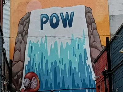 POW explosion — Street art in London