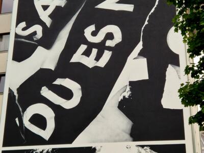 Sag du es mir — Street art à Rosenheim
