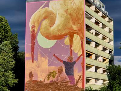 Wired — Street art by Innerfields in Rosenheim