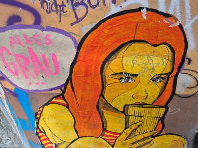 « Alles grau » d'El Bocho — Street art de El Bocho à Berlin