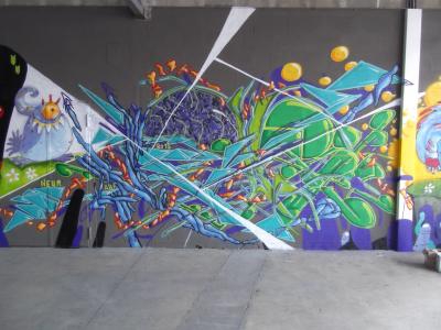 neur abf — Street art in Marsac-sur-l'Isle