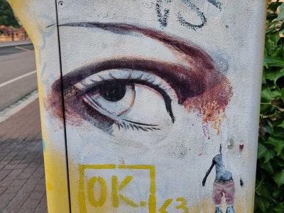 Oeil féminin — Street art à Strasbourg