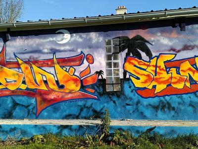 Wildstyle tropical à Rezé — Street art à Rezé