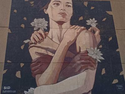 WE BLOOM AS ONE — Street art de Tamara Alves à Porto