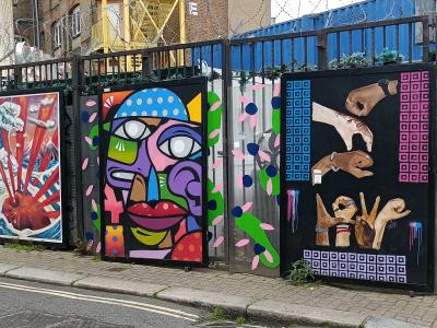 Multicolor Art — Street art in London