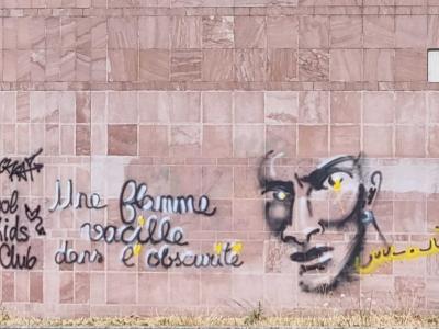 A Flame Flickers in the Dark — Street art in Strasbourg