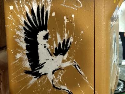 Dance of the Black Bird — Street art in Strasbourg