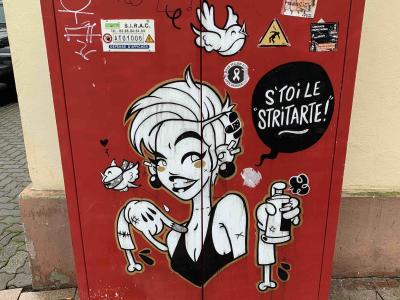 Stritart - Offbeat Inscription — Street art in Strasbourg