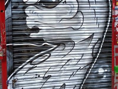 Tête expressif blanc — Street art à London