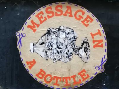Message in a bottle, Lille — Street art à Lille